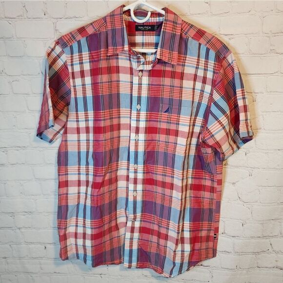 Men's Nautica button-down shirt, size Large - Picture 1 of 4
